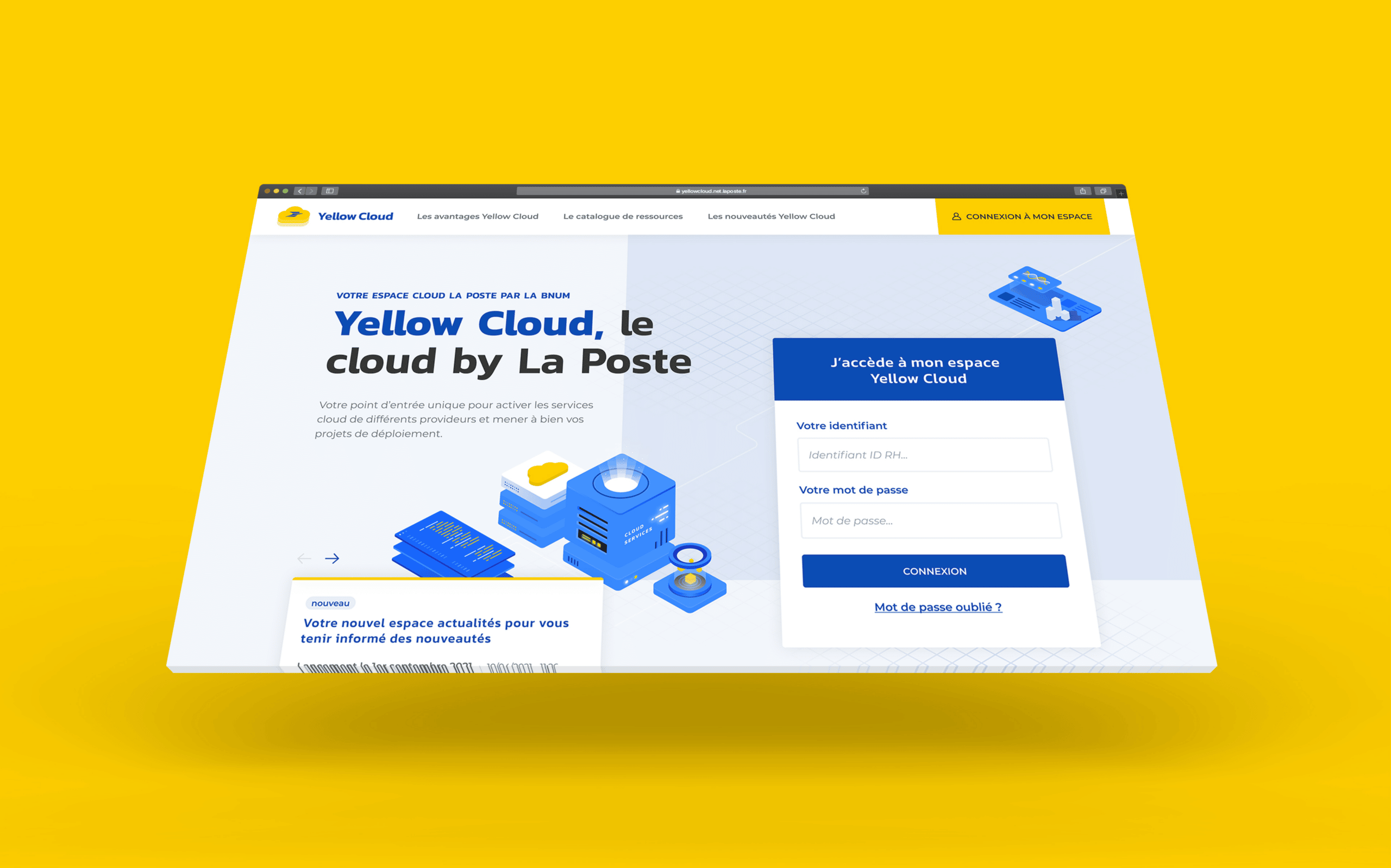 Yellow cloud - mockup- desktop 2